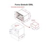 Forno Elétrico de Embutir Terim 50l Preto - Grill E50 - 2