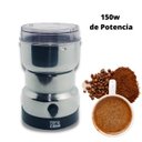 Ver imagem 5 de Moedor Triturador De Café E Sementes Elétrico Inoxidável 110V