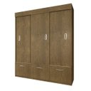 Ver imagem 3 de Guarda-Roupa Casal 5 Portas 1 Gaveta Salvador Mapi Móveis