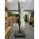 Ver imagem 5 de Ombrelone Quadrado 3x3 em Alumínio Bege com Base Piscina e Jardim