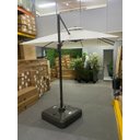 Ver imagem 7 de Ombrelone Quadrado 3x3 em Alumínio Bege com Base Piscina e Jardim