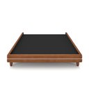 Ver imagem 6 de Cama Avulsa para Colchão Casal Torres Pés em Madeira Pu Caramelo G91 - Gran Belo