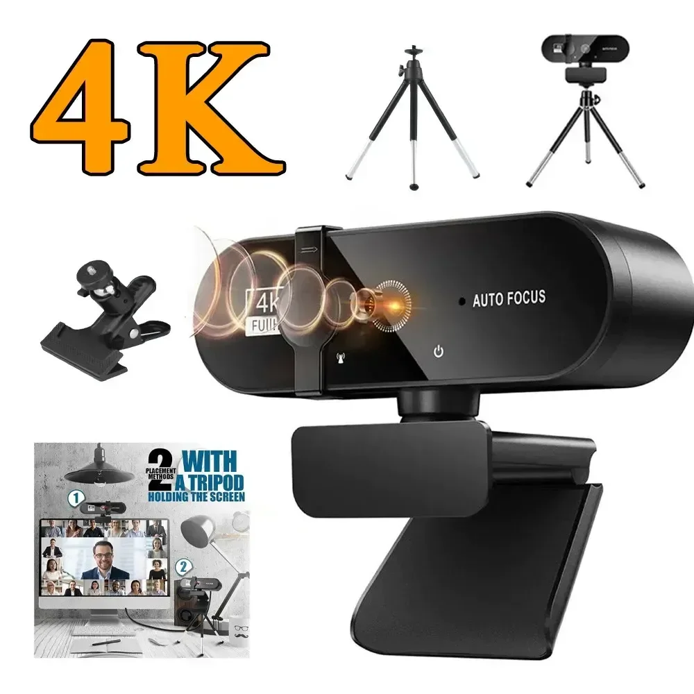 Ver imagem 2 de Webcam Portátil com Suporte Autofoucus Full Hd 1080p