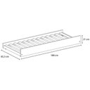 Ver imagem 6 de Bicama Solteiro Infantil Reversível LED com Rattan Grade em Palito Wave Casatema MadeiraOriginals Branco