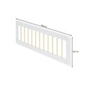 Ver imagem 7 de Bicama Solteiro Infantil Reversível LED com Rattan Grade em Palito Wave Casatema MadeiraOriginals Branco
