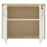 Armário para Escritório Tamburato 2 Portas Carvalho/branco - Artany Móveis - 3
