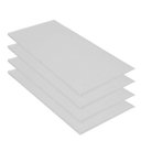 Ver imagem 3 de Kit 4 Colchonete Ginastica Academia Creche Yoga Fitness 95X59X3 Courino Branco - D A DECOR