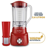 Liquidificador Britânia Vermelho Diamante 800 - 220 Volts - 1050w - 5