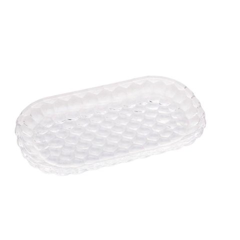 Travessa de Cristal Mini Bandeja Bublle Lyor 21×12,2 Cm