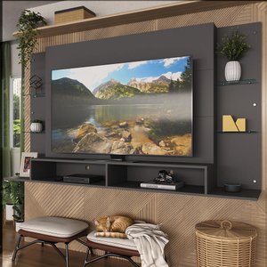 Painel para TV até 60 Polegadas com Nicho - Preto