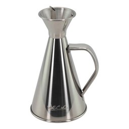 Galheteiro Porta Azeite e Vinagre Bico em Aço Inox 500ml - 1