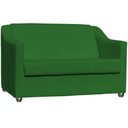 Ver imagem 4 de Kit Namoradeira Decorativa + 4 Poltronas para Sala Manicure Recepção Consultório Mila Suede