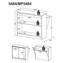 Ver imagem 4 de Bancada Balcão / Divisor de Ambientes Multifuncional Multimóveis Mariah Branca