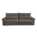Ver imagem 2 de Sofá Avalon 02 Módulos de 90cm Br25cm Meu Sofá Online A231 Linho Cinza Escuro