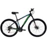 Bicicleta Aro 29 - Alumínio - Freios a Disco - 21 Marchas - Preto/azul/verde 17 - 1