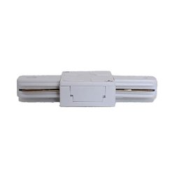 Conector Reto para Emenda de Trilho Eletrificado Branco - 2