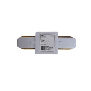 Conector Reto para Emenda de Trilho Eletrificado Branco