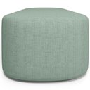 Ver imagem 6 de Puff Decorativo Orgânico para Living Quarto 195cm Doha W01 Linho Verde Menta - Lyam Decor