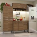 Ver imagem 1 de Armário de Cozinha Completa 229cm Rustic Emilly Madesa 18 Rustic