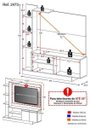 Ver imagem 6 de Home Theater Denver para Tv Ate 55" Branco Acet Tx com Lacca Fume Brilho