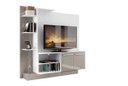 Ver imagem 2 de Home Theater Denver para Tv Ate 55" Branco Acet Tx com Lacca Fume Brilho