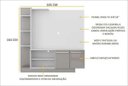 Ver imagem 7 de Home Theater Denver para Tv Ate 55" Branco Acet Tx com Lacca Fume Brilho