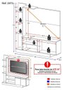 Ver imagem 4 de Home Theater Denver para Tv Ate 55" Preto Acet Tx com Lacca Fume Brilho