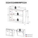 Ver imagem 5 de Bancada Balcão / Divisor de Ambientes Multifuncional Multimóveis Mariah Argila