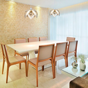 Ver imagem 4 de Luminária Lustre Pendente E27 Madeira Teto Sala Quarto Cozinha Lúpulo G Marfim