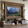 Estante TV 65" Portas c/ Espelho Oslo Multimóveis V3390 - 2