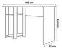 Ver imagem 3 de Mesa Gamer Slim com Suporte para Fone - Moveis Leartam
