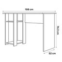 Ver imagem 3 de Mesa Gamer Slim com Suporte para Fone - Moveis Leartam