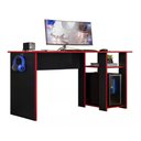 Ver imagem 2 de Mesa Gamer Slim com Suporte para Fone - Moveis Leartam