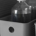 Ver imagem 3 de Cesto Organizador Multiuso Lavanderia Flow 34x15x13 Chumbo