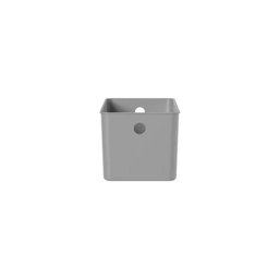 Cesto Organizador Multiuso Lavanderia Flow 34x15x13 Chumbo - 4