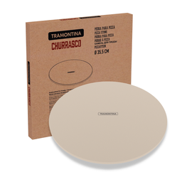Pedra Refratária para Pizza em Cordierita Churrasqueira Tcp-400 Tramontina 35,5cm - 2