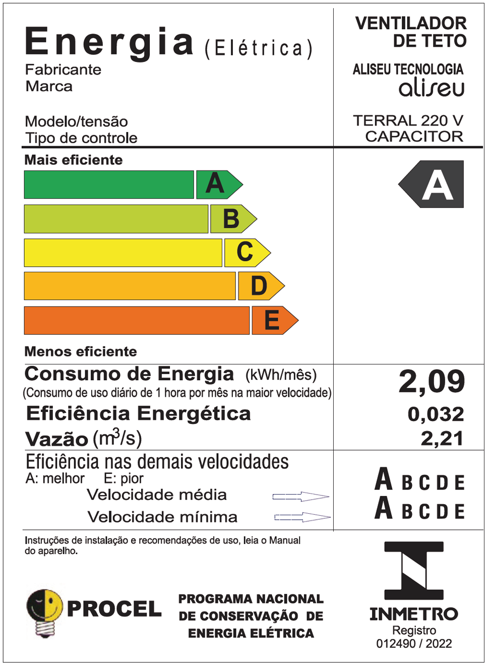 VENTILADOR DE TETO ALISEU TERRAL BRANCO POTENTE PLUS COM CONTROLE REMOTO E PAREDE 220V - 6