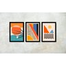 Quadros Abstrato Moderno Tropical Decoração - Kit de 3 - 2