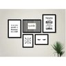 Kit 5 Quadros Decorativos Gratidão Frases Motivacionais Decoração - 2