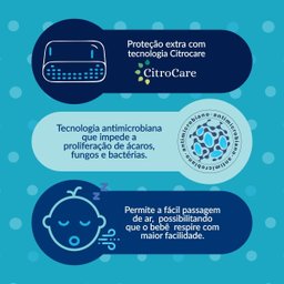 Kit Travesseiro e Encosto Antirrefluxo Bebê Sonos 2 Peças - 4