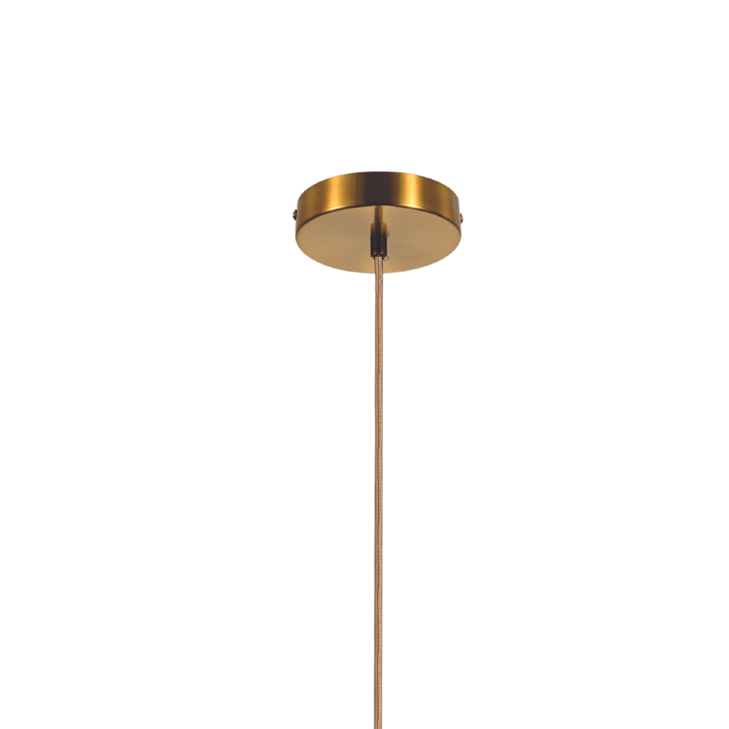 Pendente 20cm E27×1 Metal Bronze+vidro - 3