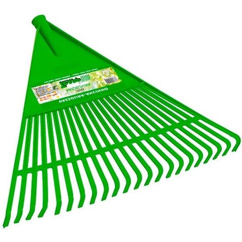 Kit com 02 Vassouras/ancinho Verde sem Cabo Trapp Fj 1010