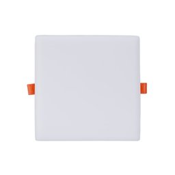 Painel De Led Blumenau Frameless Quadrado Sobrepor/Embutir 24W Bivolt 3000K Luz Amarela - 1