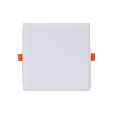 Painel De Led Blumenau Frameless Quadrado Sobrepor/Embutir 24W Bivolt 3000K Luz Amarela