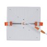 Painel De Led Blumenau Frameless Quadrado Sobrepor/Embutir 24W Bivolt 3000K Luz Amarela - 3
