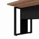 Ver imagem 4 de Mesa Plataforma Dupla de Escritório Home Office para Acoplar 120x120cm VRA1215 Cor Sevilha/Preto -