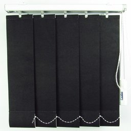 Persiana Vertical em Tecido Blackout Crisdan Largura 1,40 X 2,20 Altura Preto - 3