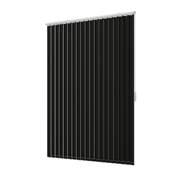 Persiana Vertical em Tecido Blackout Crisdan Largura 1,40 X 2,20 Altura Preto - 2