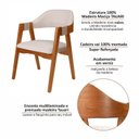 Ver imagem 6 de Kit 8 Cadeiras de Jantar Madeira Maciça Tauari Estofada e Braço com Corda Náutica Bélgica Espresso Móveis