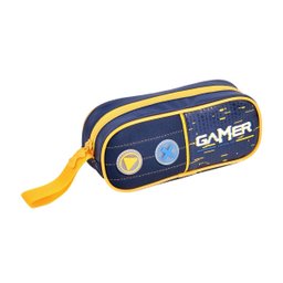 Mochila Escolar com Estojo Vídeo Game Kit Gamer Masculino - 3